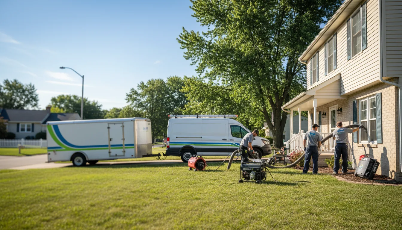 Flooded Basement Restoration And Cleanup With Repair in Homer, OH near me